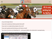 Tablet Screenshot of marketfeederpro.com